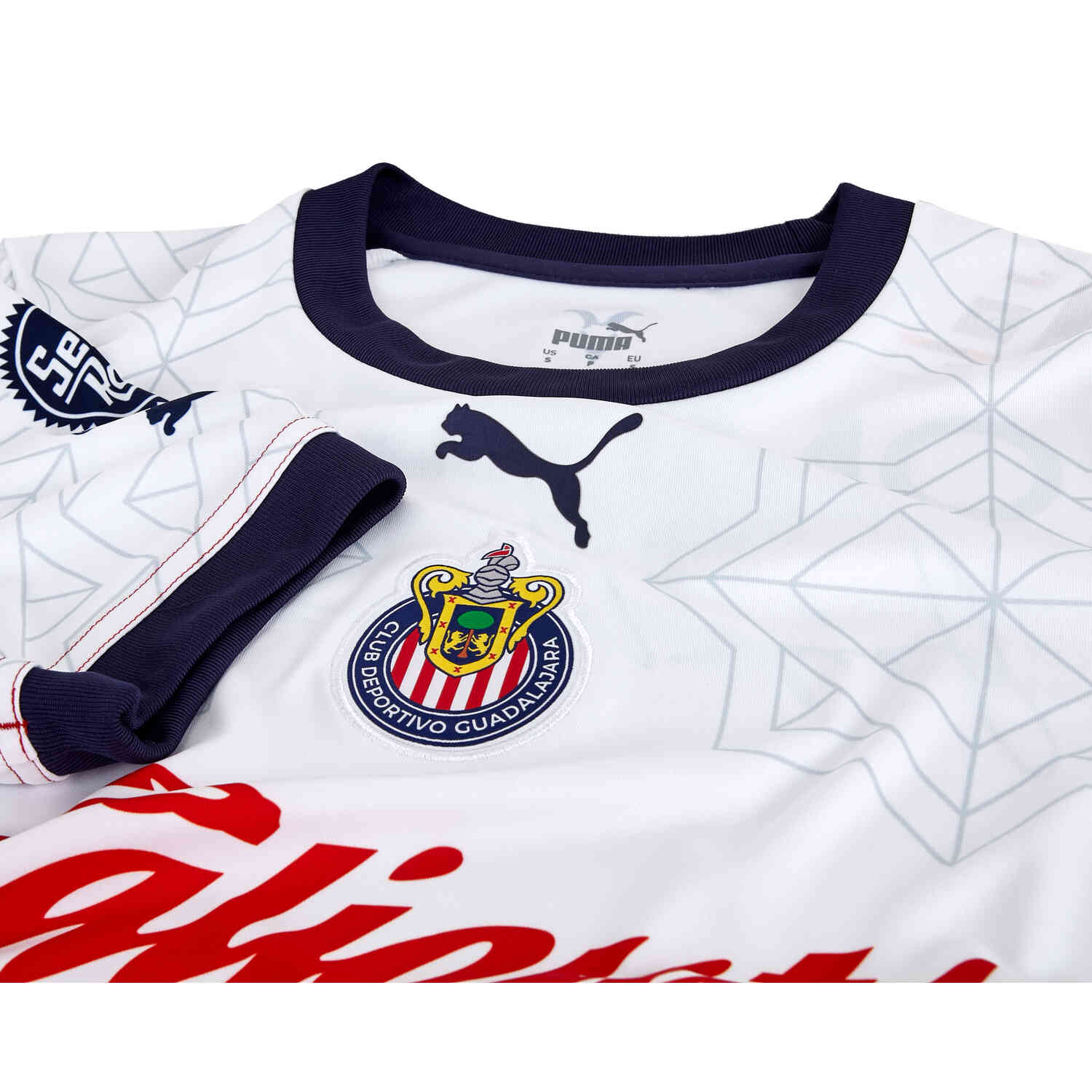 Puma Men's Chivas Away Jersey 23 White / L